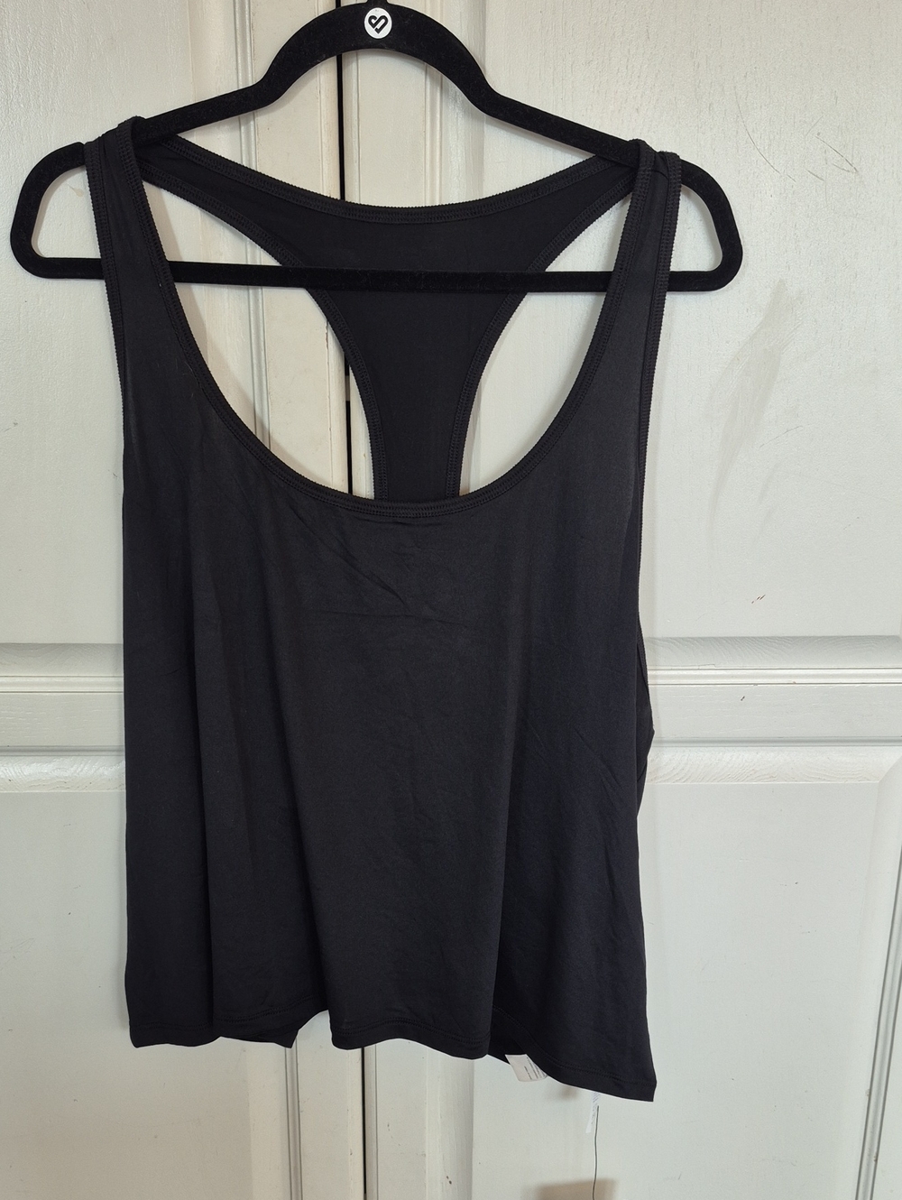 Fabletics Black Racerback Tank Top